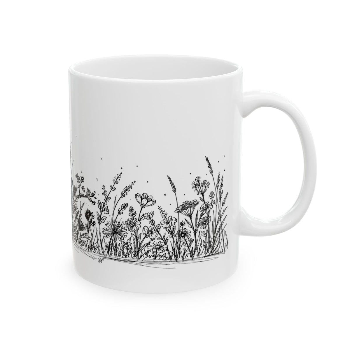 Wildflower Field | 11 oz Poetry Mug