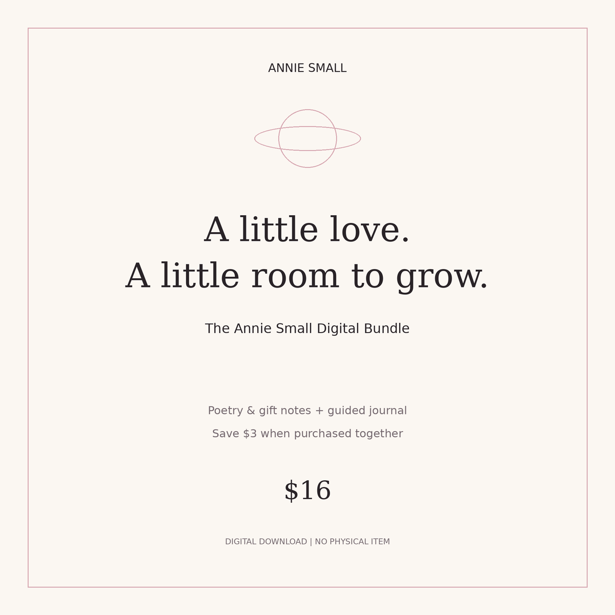 The Annie Small Digital Bundle - printable digital download